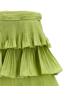 Valentino Skirt Velentino Garavani Taffetà Green