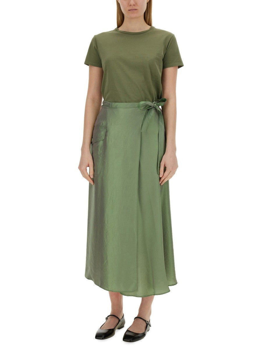 ASPESI Women's Skirt Green ASPESI