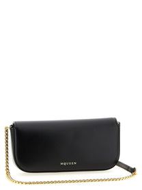 Alexander McQueen Skull Flower Small Crossbody Bag Black