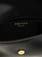Alexander McQueen Skull Flower Small Crossbody Bag Black, view 4
