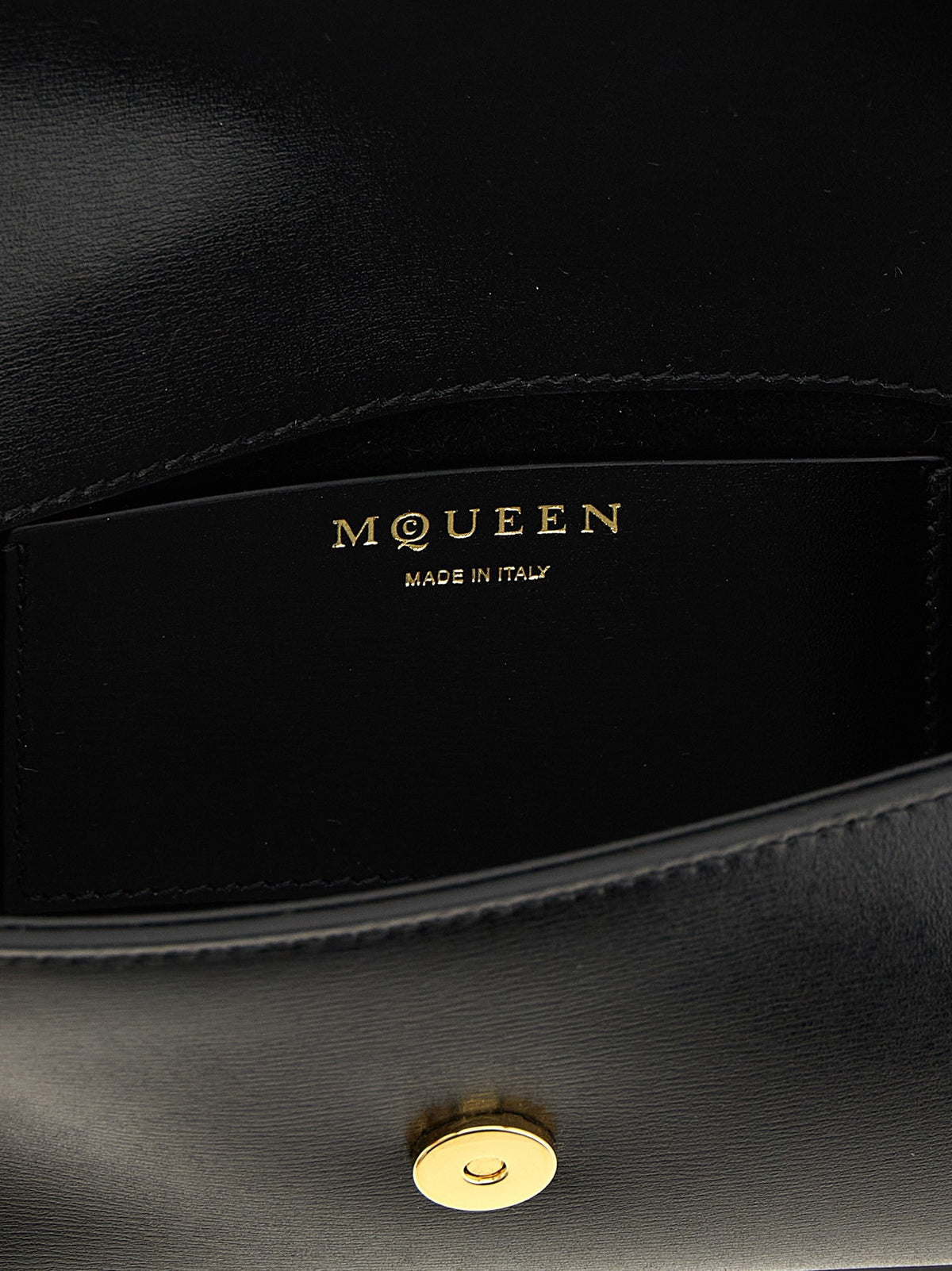 Alexander McQueen Skull Flower Small Crossbody Bag Black, view 4
