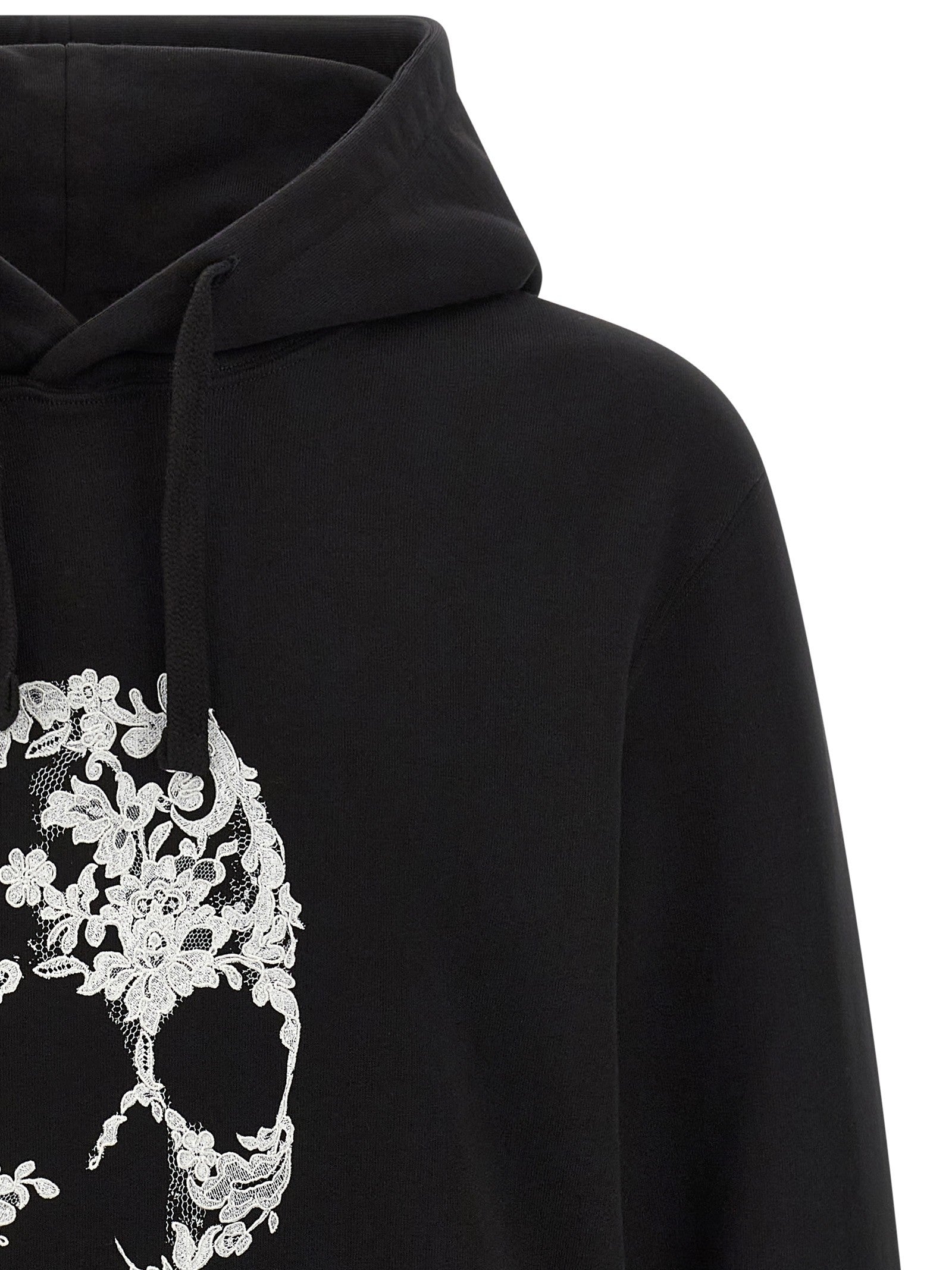 Alexander McQueen Skull Hoodie White