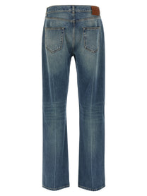 Alexander McQueen Skull Jeans Blue