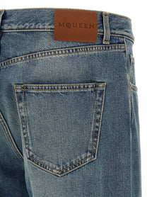 Alexander McQueen Skull Jeans Blue