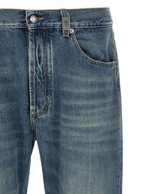 Alexander McQueen Skull Jeans Blue