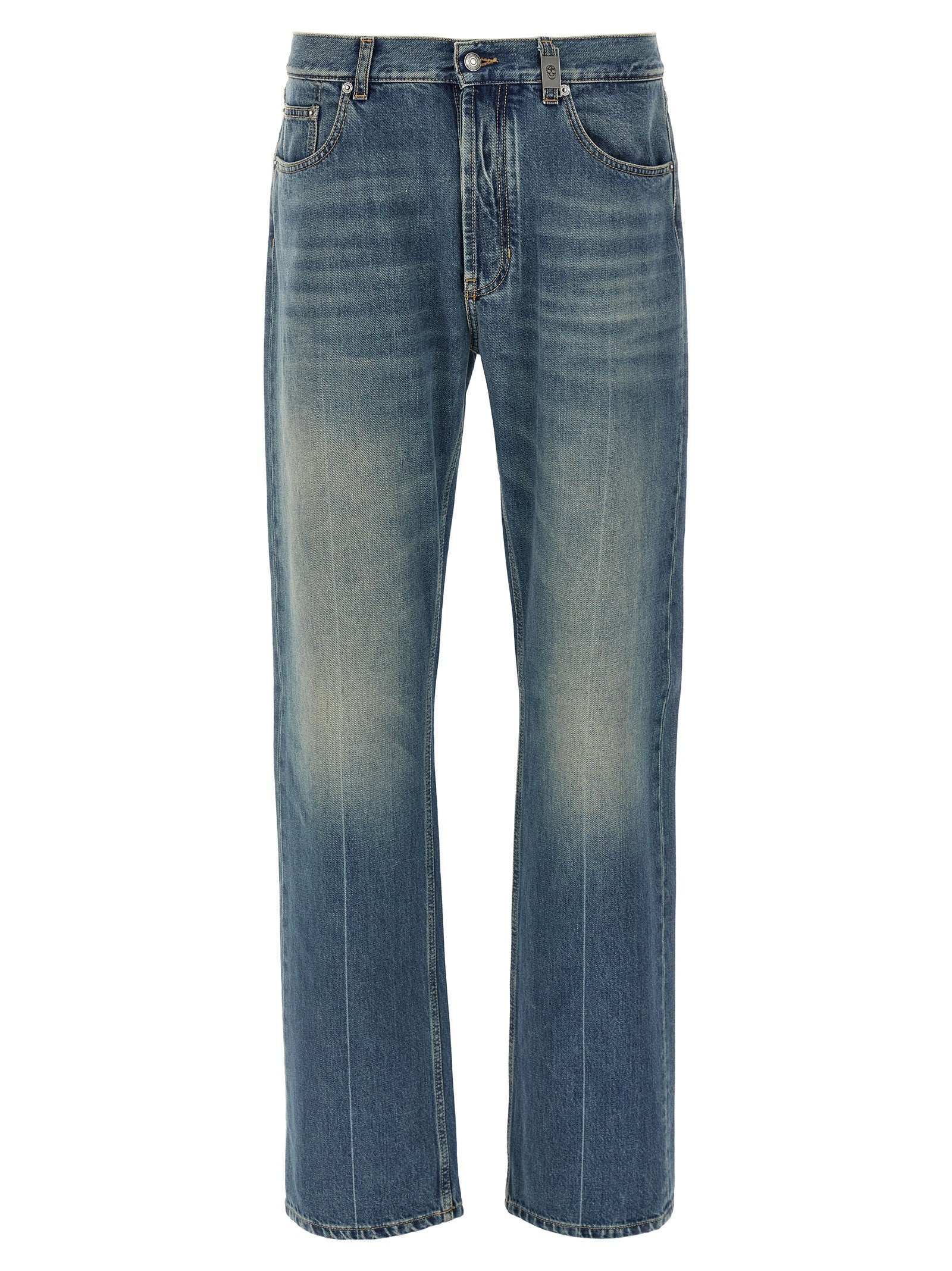 Alexander McQueen Skull Jeans Blue