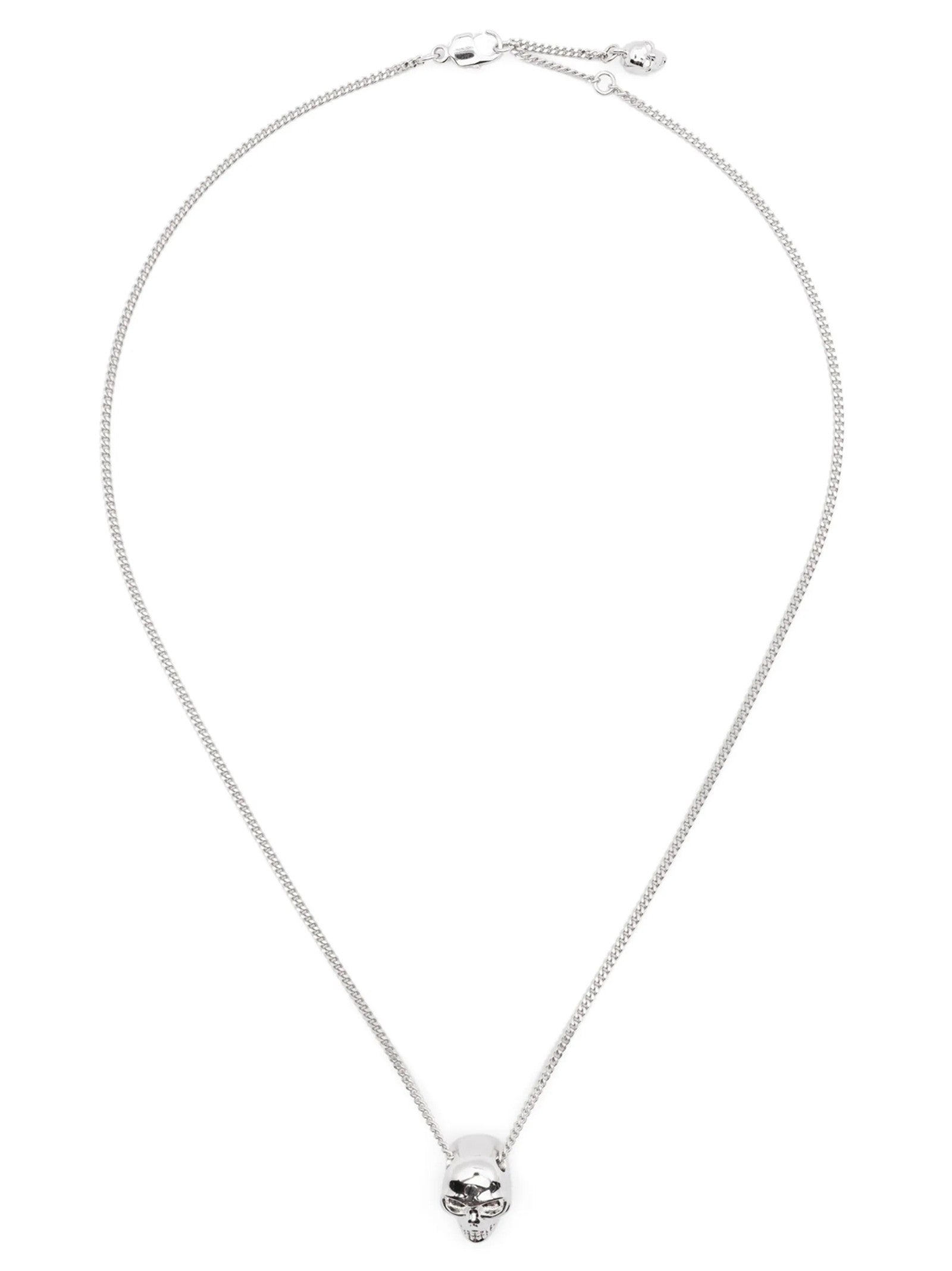 Alexander McQueen Skull Necklace Silver