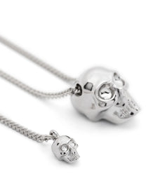Alexander McQueen Skull Necklace Silver