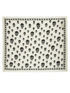 Alexander McQueen Women's Skull Scarf White