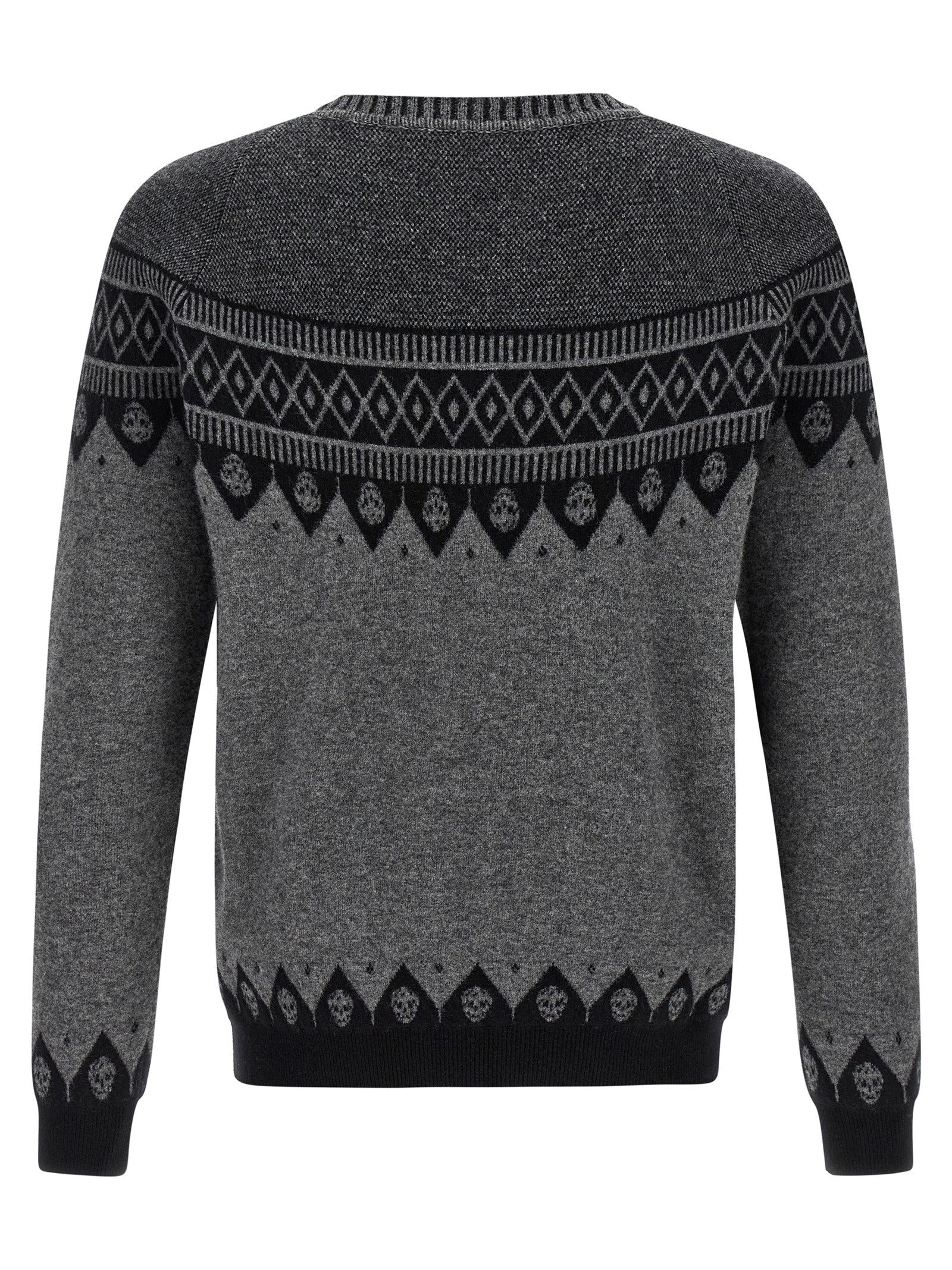 Alexander McQueen Skull Sweater Grey