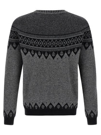 Alexander McQueen Skull Sweater Grey