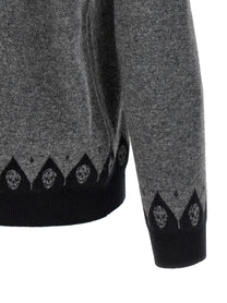 Alexander McQueen Skull Sweater Grey