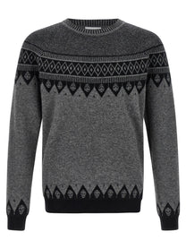 Alexander McQueen Skull Sweater Grey
