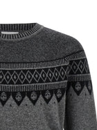 Alexander McQueen Skull Sweater Grey, view 3