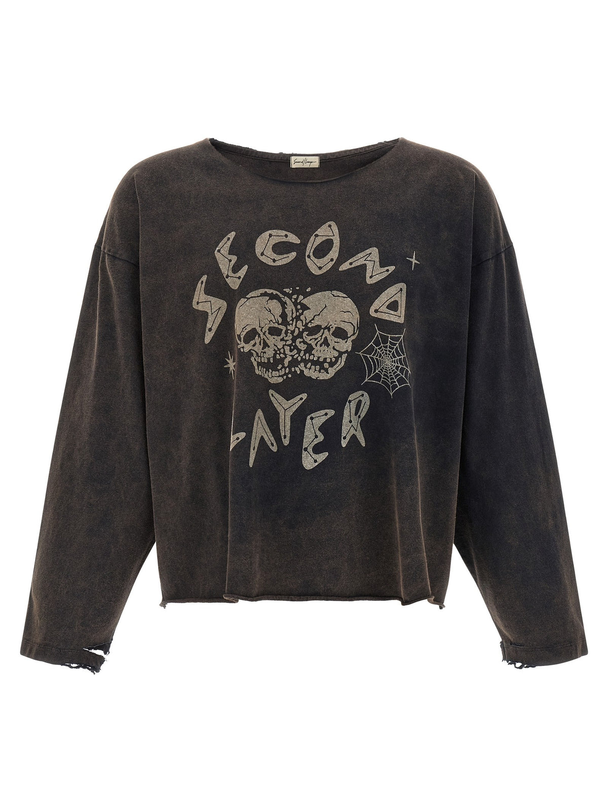 SECOND/LAYER Skull Shirt Black