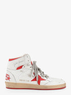 Golden Goose Men's Sky Star Leather Sneakers White