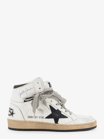 Golden Goose Women's Sky Star Leather Sneakers Black