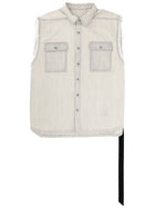 DRKSHDW Men's SL Tommy Jumbo Jacket White