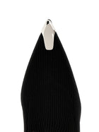 Alexander McQueen Slash Ankle Boots Black, view 3