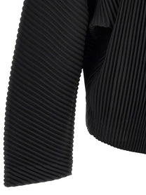Homme Plissé Issey Miyake Slash Jacket Black