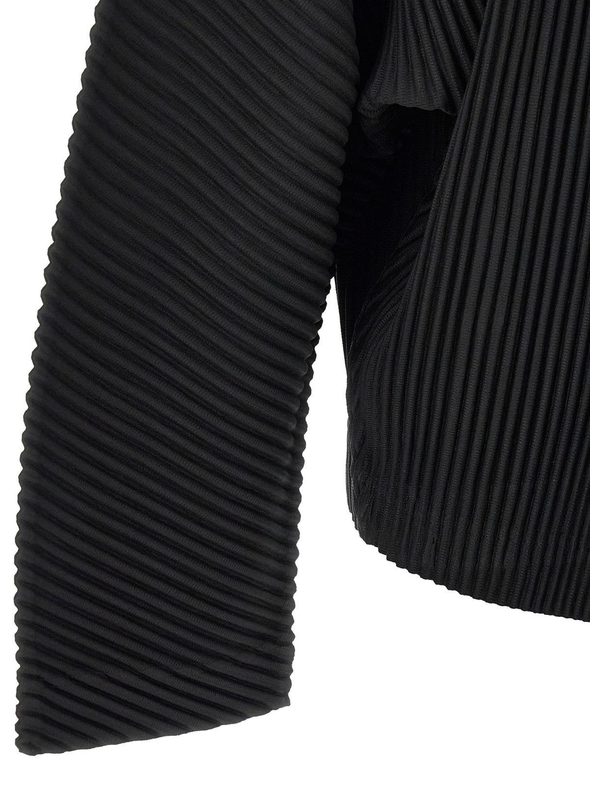 Homme Plissé Issey Miyake Slash Jacket Black