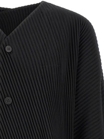 Homme Plissé Issey Miyake Slash Jacket Black