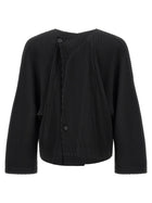 Homme Plissé Issey Miyake Slash Jacket Black