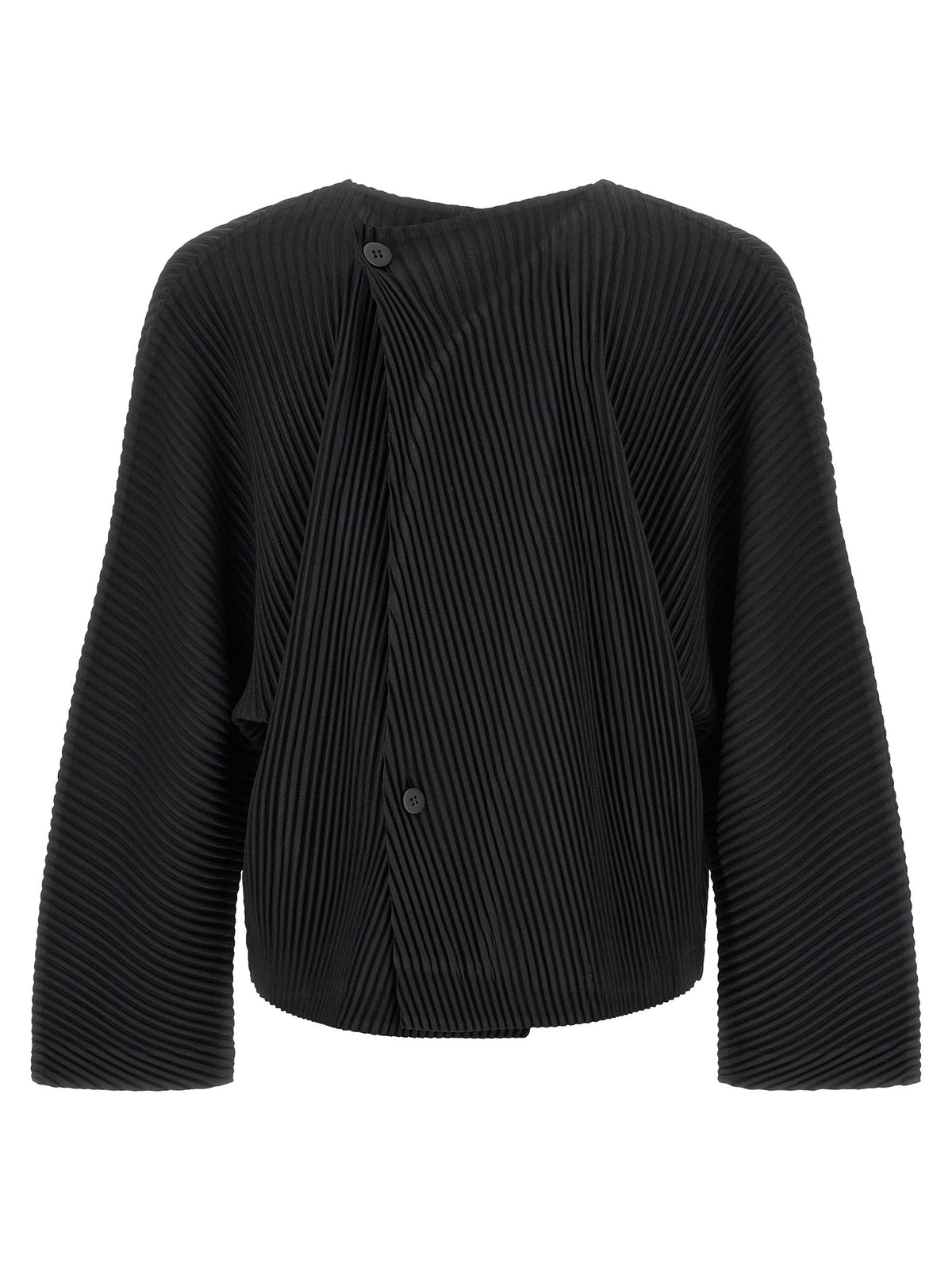 Homme Plissé Issey Miyake Slash Jacket Black
