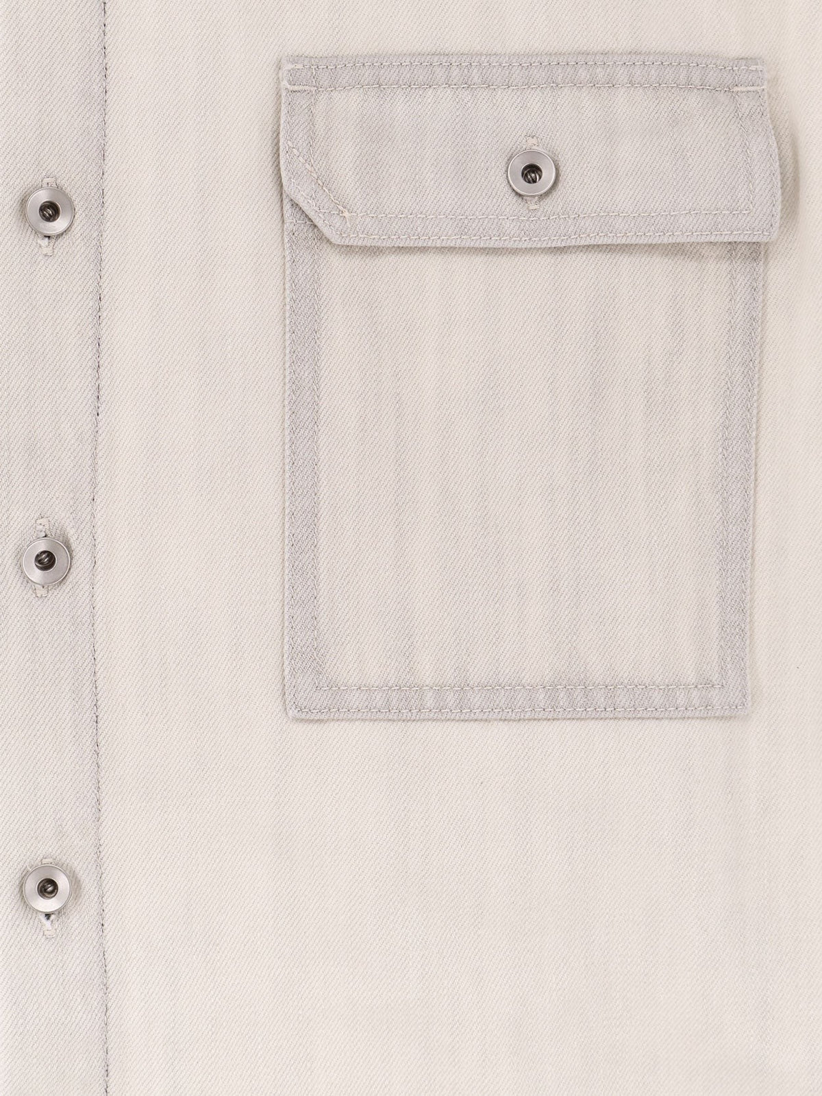 DRKSHDW Men's Sleeveless Denim Jacket White