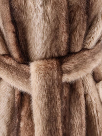 Valentini 1972 Women's Sleeveless Faux Fur Coat Desert, view 3