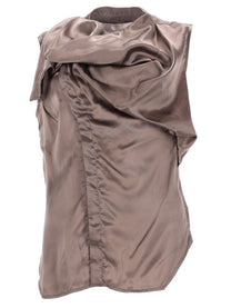 Rick Owens Women's Sleeveless Island Shirt Bronze