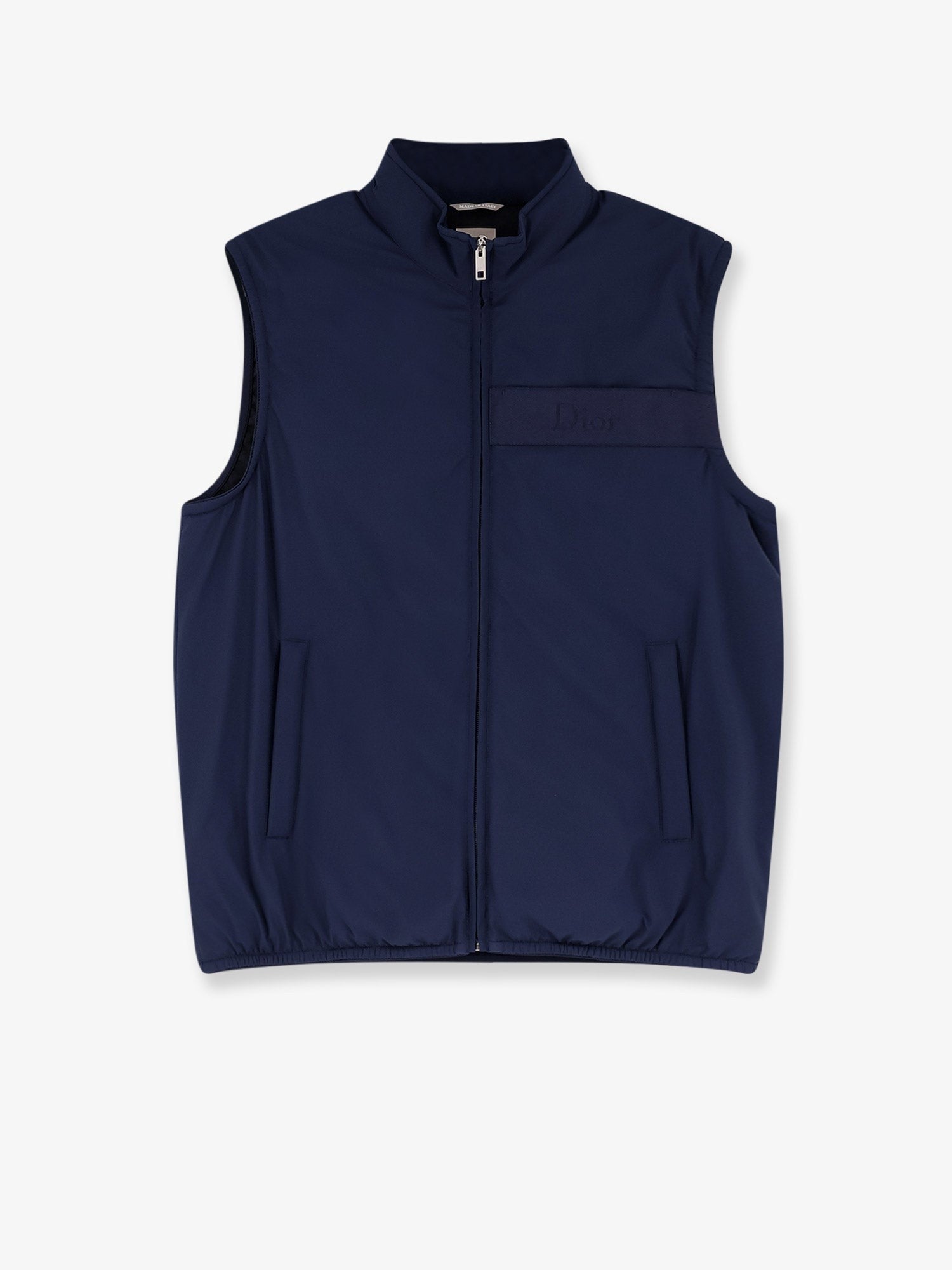 Dior Men's Sleeveless Jacket Blue Dior