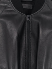 Balenciaga Women's Sleeveless Leather Jacket Black