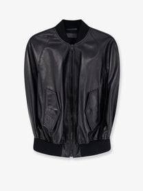 Balenciaga Women's Sleeveless Leather Jacket Black