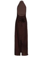 Alysi Women's Sleeveless Long Dress Brown, view 2