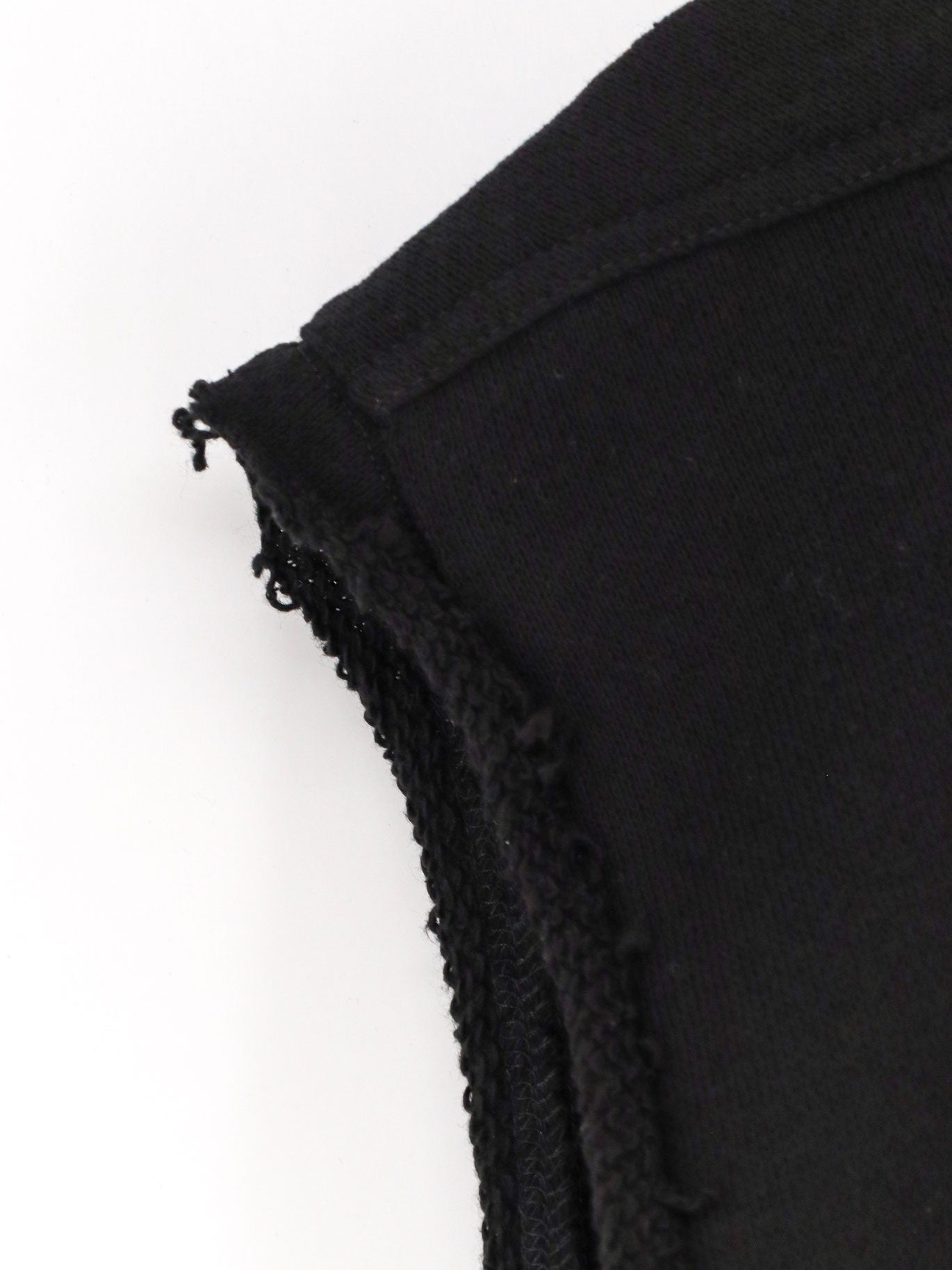 Rick Owens Men's Sleeveless Organic Cotton Sweatshirt Black