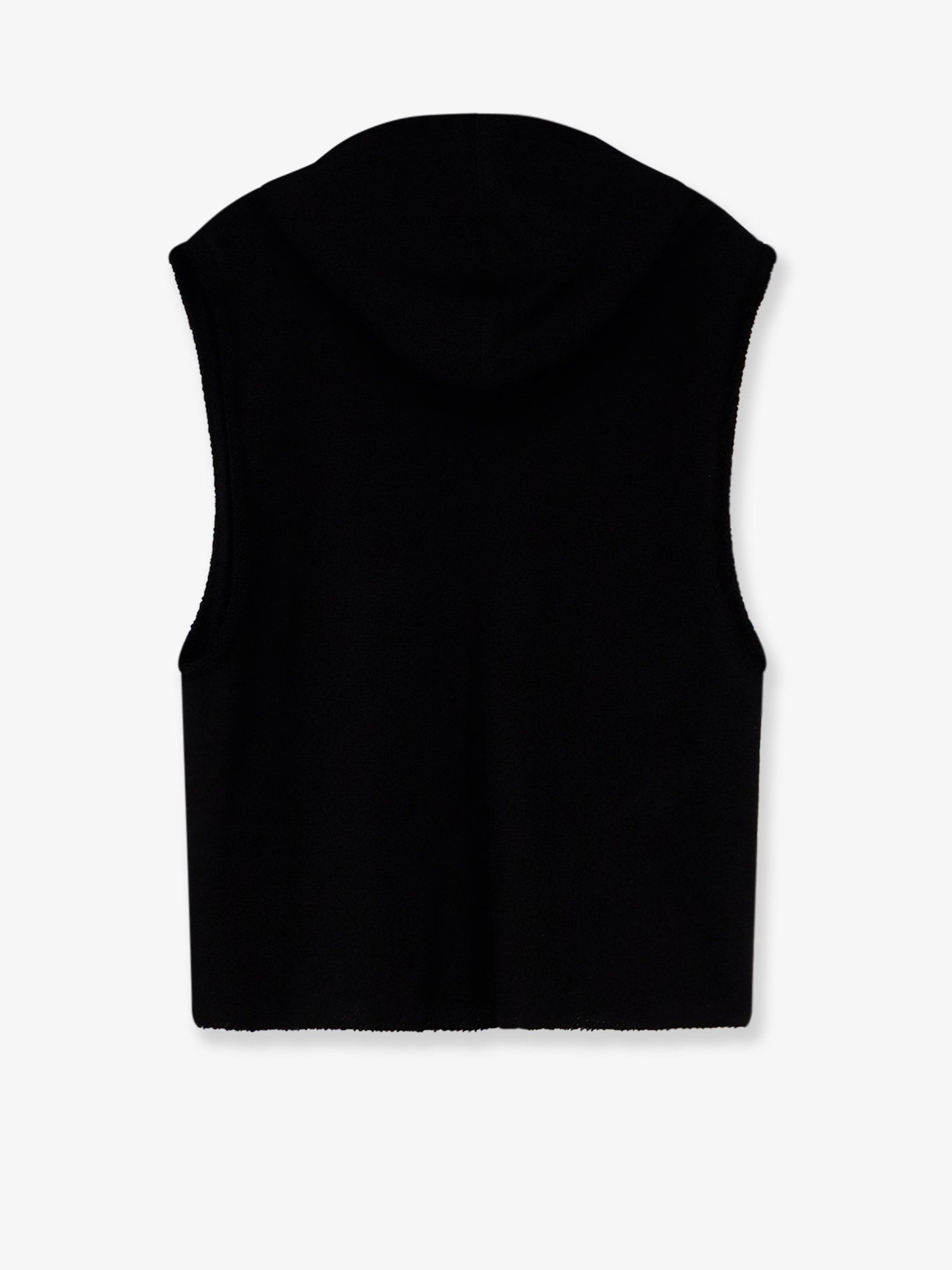 Rick Owens Men's Sleeveless Organic Cotton Sweatshirt Black