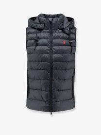 Polo Ralph Lauren Women's Sleeveless Recycled Nylon Down Jacket Black