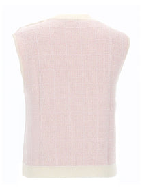 Balmain Women's Sleeveless Top Blue