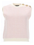 Balmain Women's Sleeveless Top Blue
