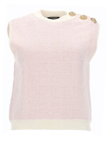 Balmain Women's Sleeveless Top Blue