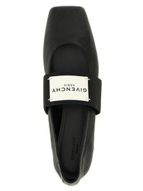 Givenchy Sliced Square Ballet Flats Black, view 4