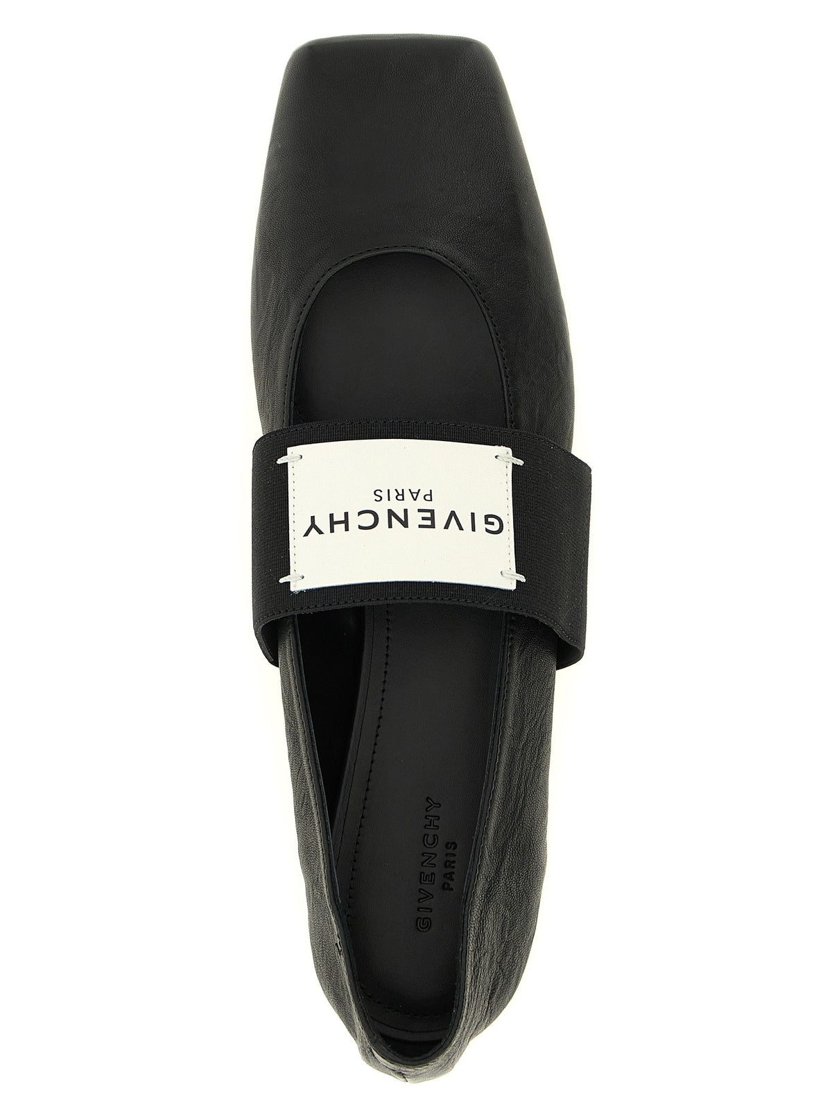 Givenchy Sliced Square Ballet Flats Black, view 4
