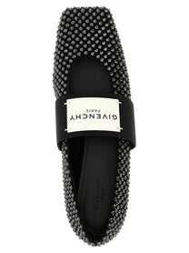 Givenchy Sliced Square Ballet Flats Black