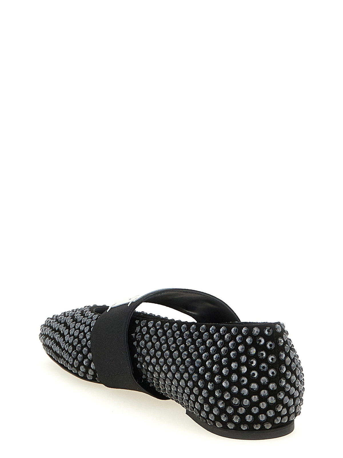 Givenchy Sliced Square Ballet Flats Black