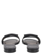 Fendi Women's Leather Nera Slide Baguette Black, view 4
