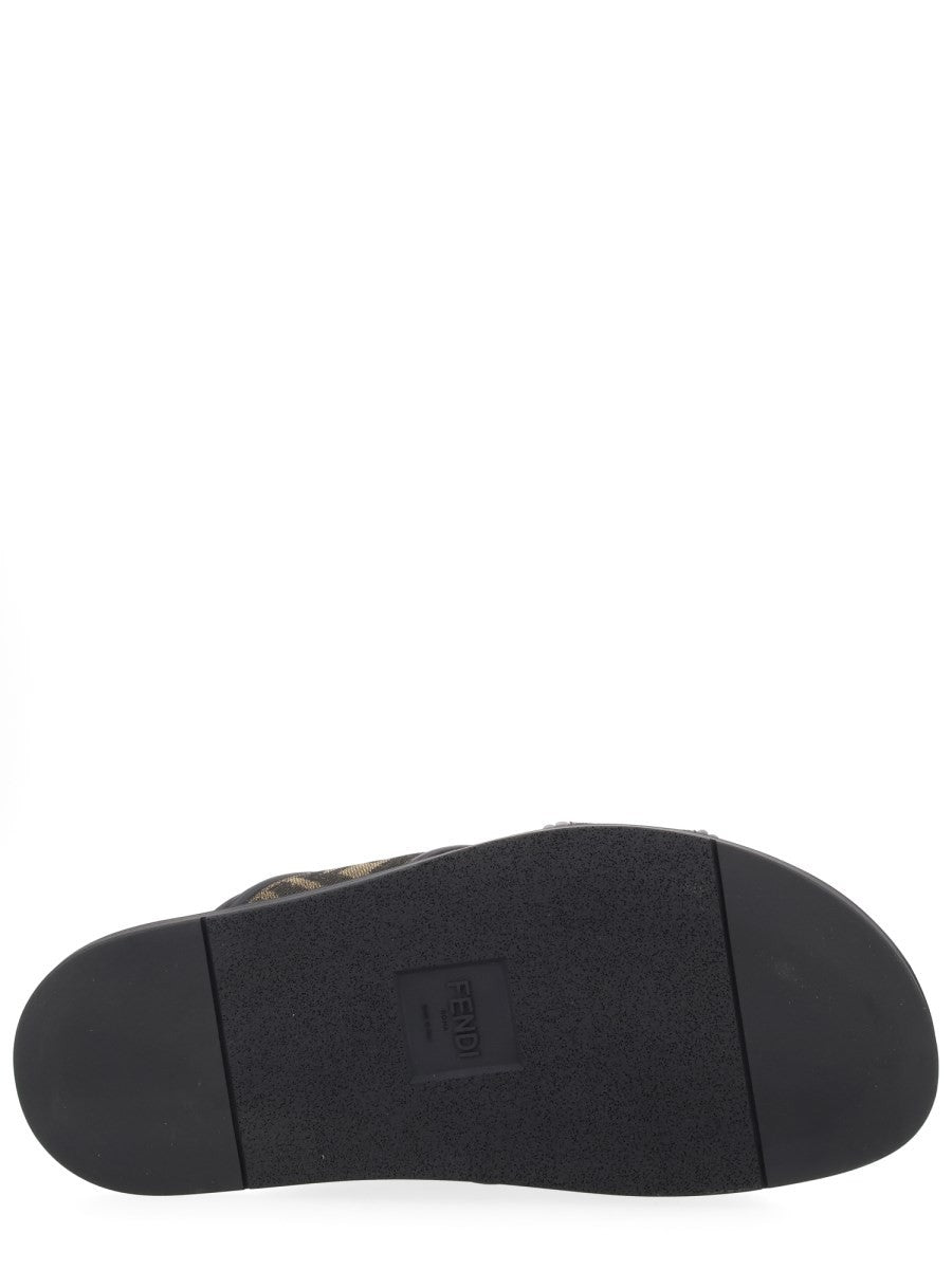 Fendi Men's Slide Con Brown