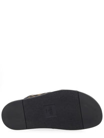 Fendi Men's Slide Con Brown