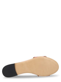 Fendi Women's Slide in Canvas FF Con Beige