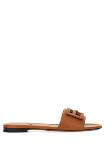 Fendi Women's Slide in Pelle Brown